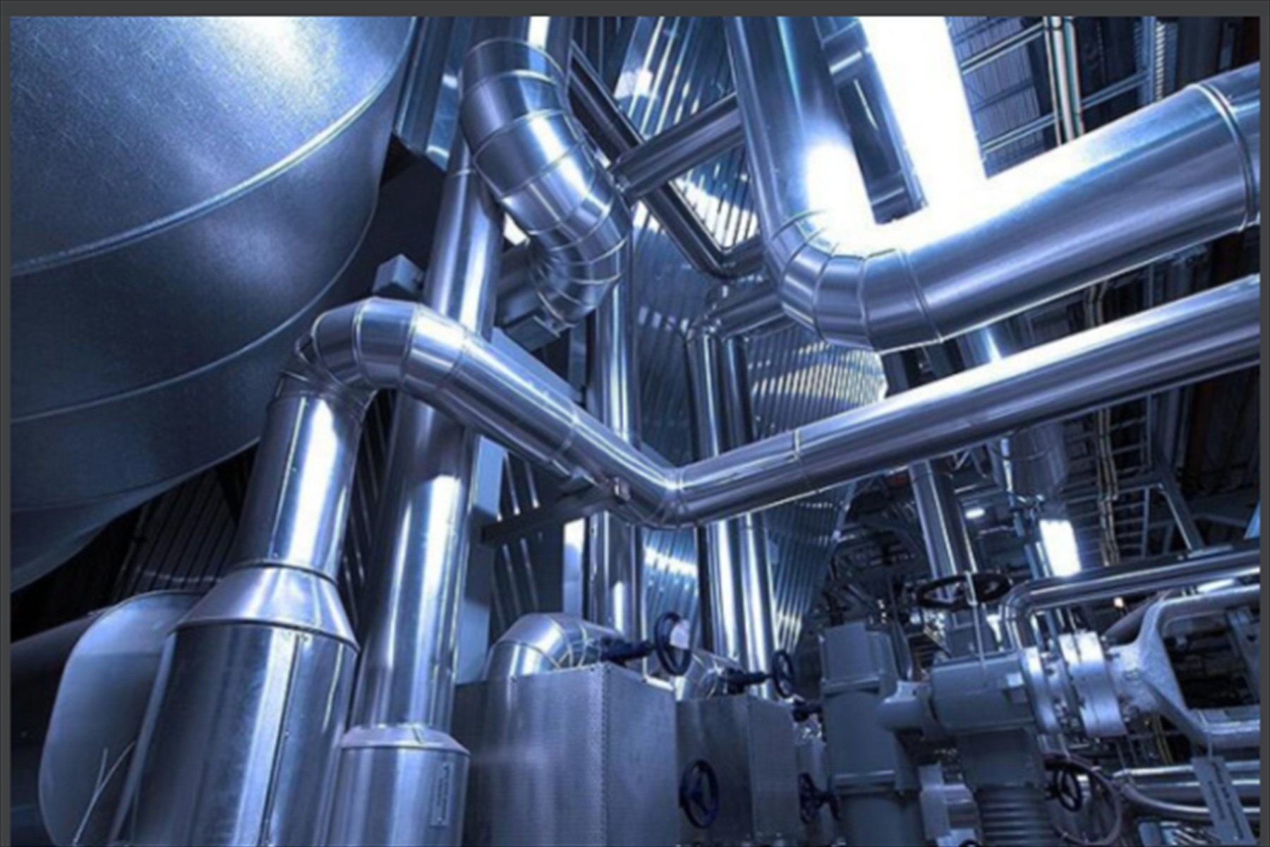 Industrial HVAC and mechanical pipe installation